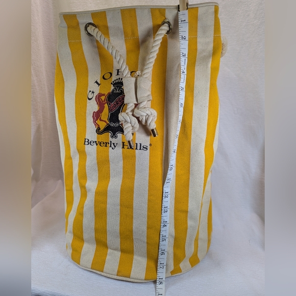 Giorgio Beverly Hills Women's Rare Vintage Canvas Beach Tote Bag - Picture 5 of 8